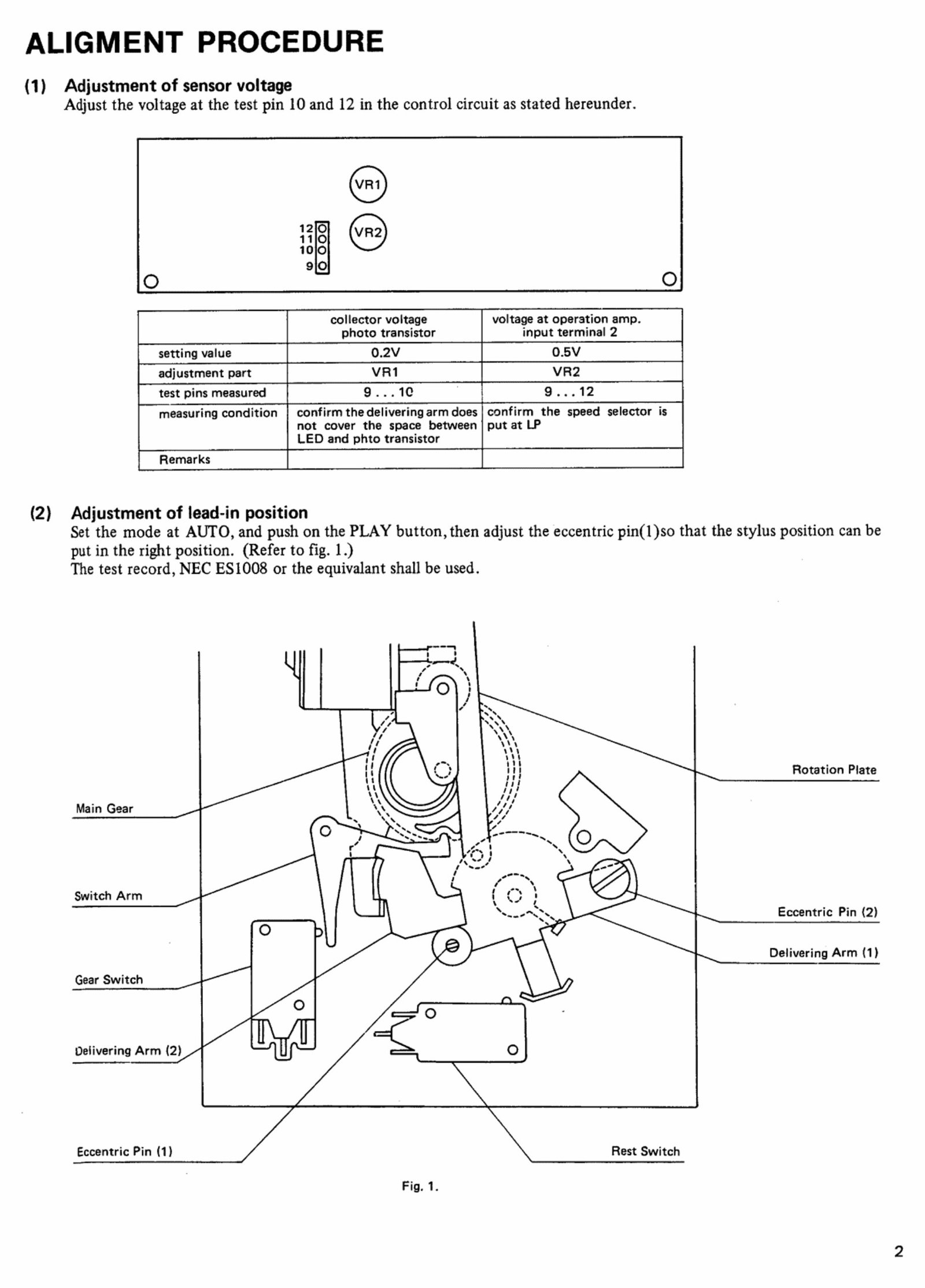 Luxman PD-277 Turntable , Original Service Manual preview img 3
