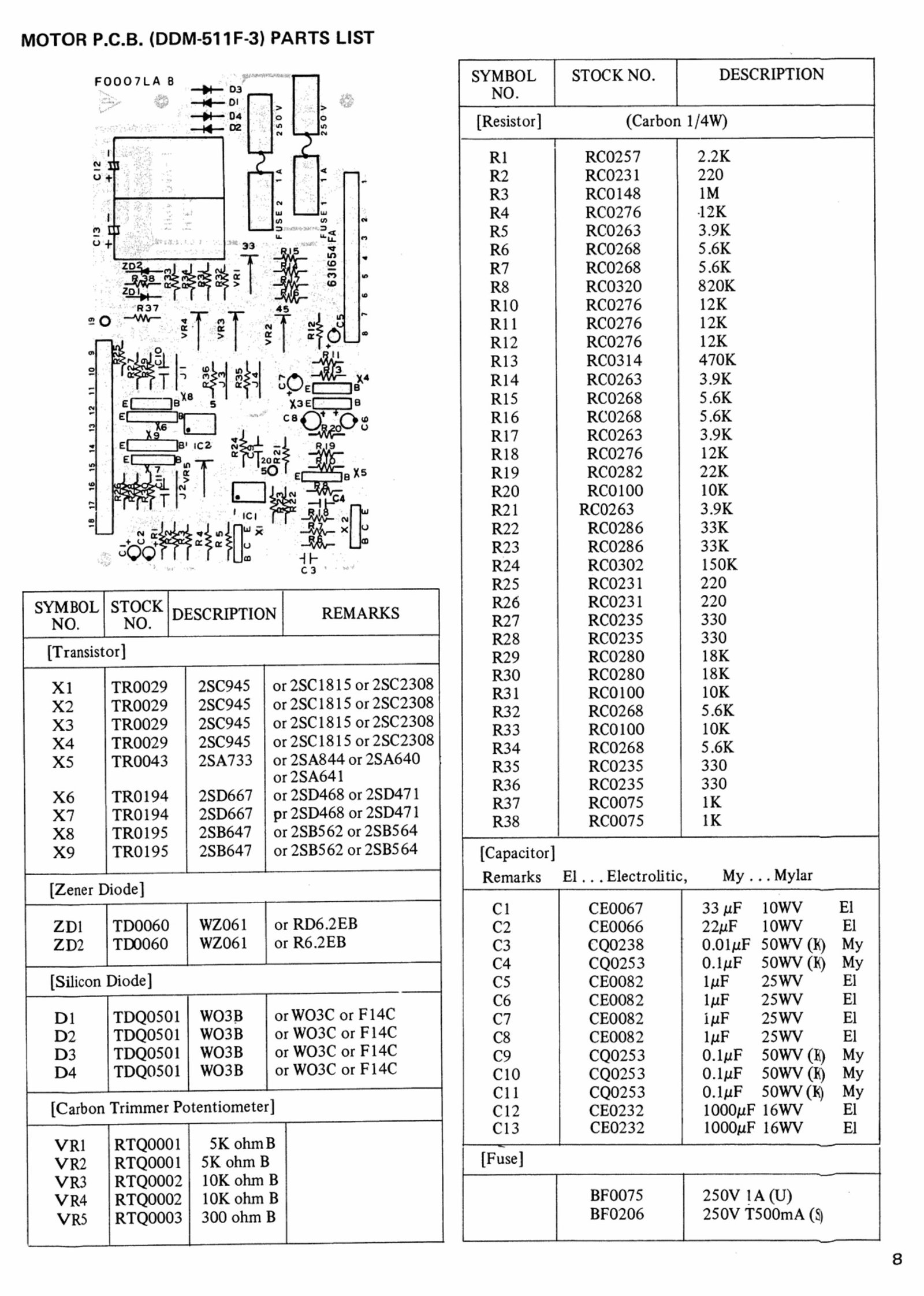 Luxman PD-277 Turntable , Original Service Manual preview img 9