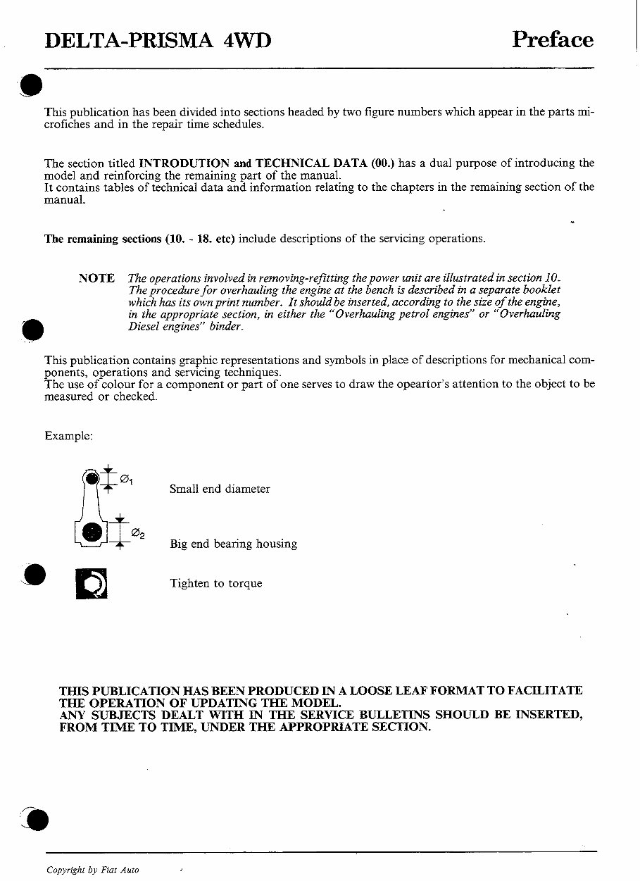 LANCIA DELTA INTEGRALE Service Repair Manual preview img 2