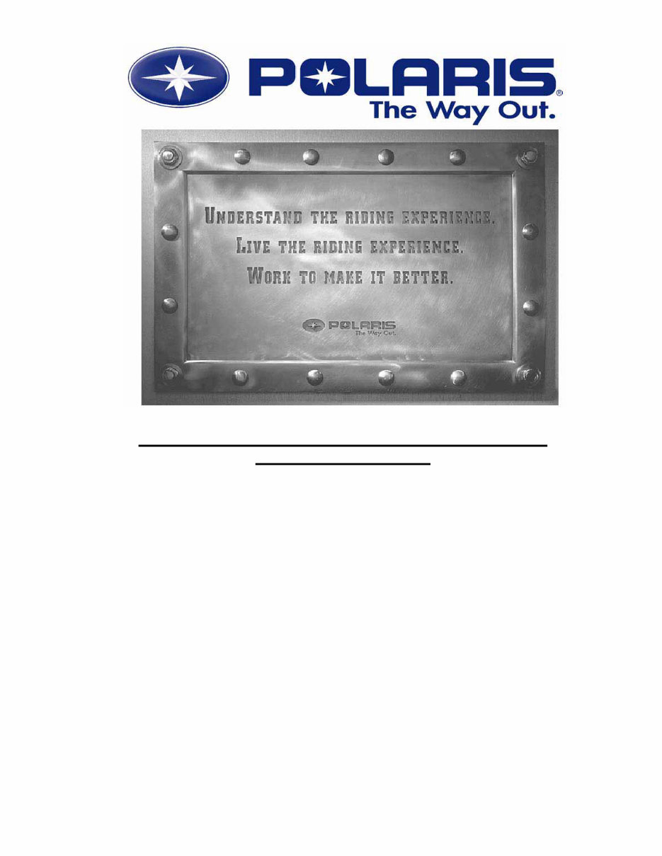 2007 POLARIS SPORTSMAN 450 / 500 EFI / 500 X2 X-2 EFI Service Manual * DIY FACTORY Service / Repair / Maintenance Manual 07 - DO preview img 1