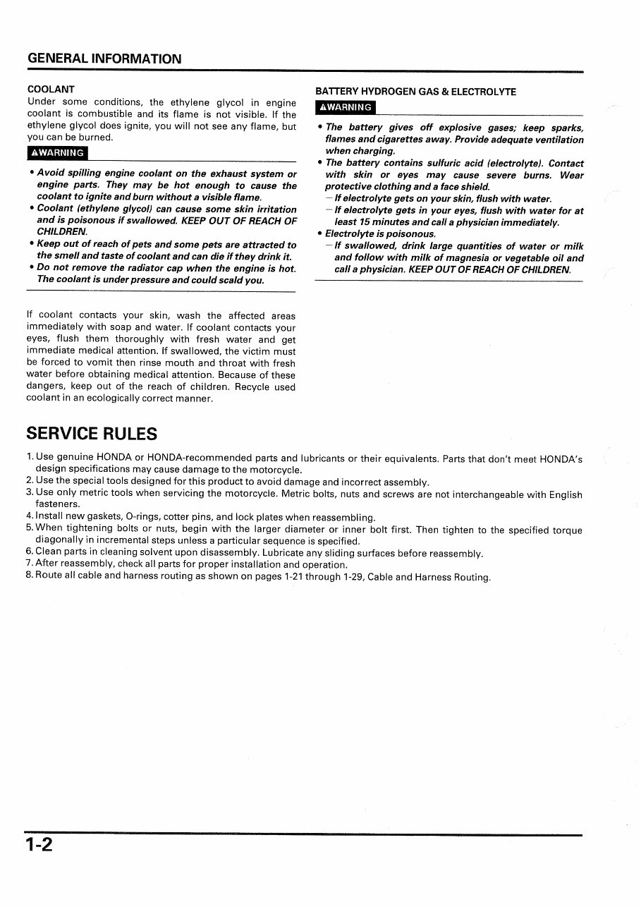 1997-2001 Honda VT 600 C Shadow Service & Repair Manual preview img 4