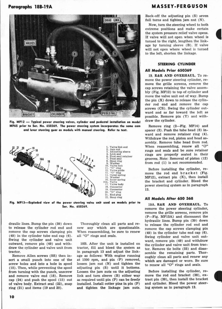 Massey Ferguson MF65 MF-65 Shop Repair Service Manual - preview img 10