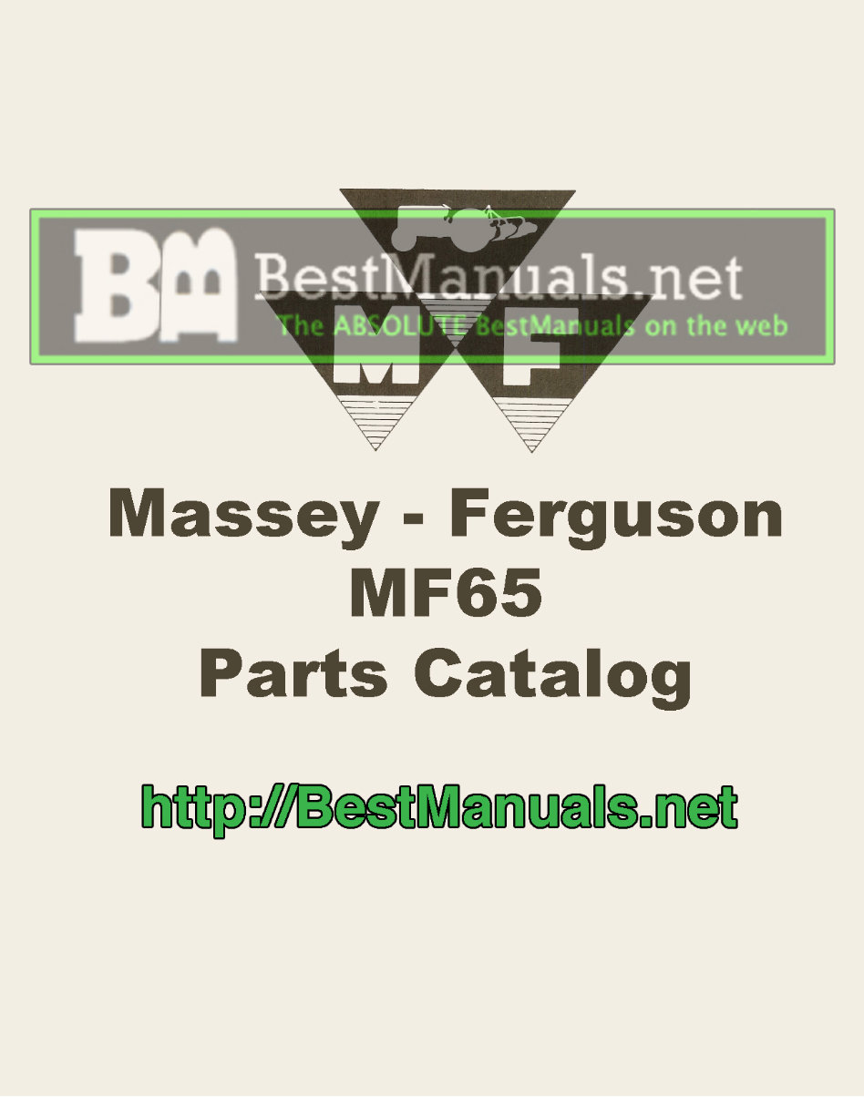 MASSEY FERGUSON MF 65 Tractor Parts Manual 690237M5 preview img 1