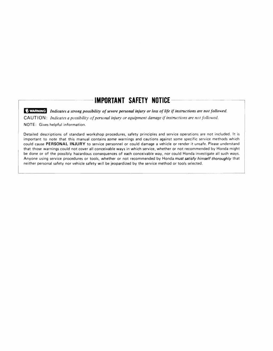 HONDA ATC 200X Workshop Manual 1983-1985 preview img 2