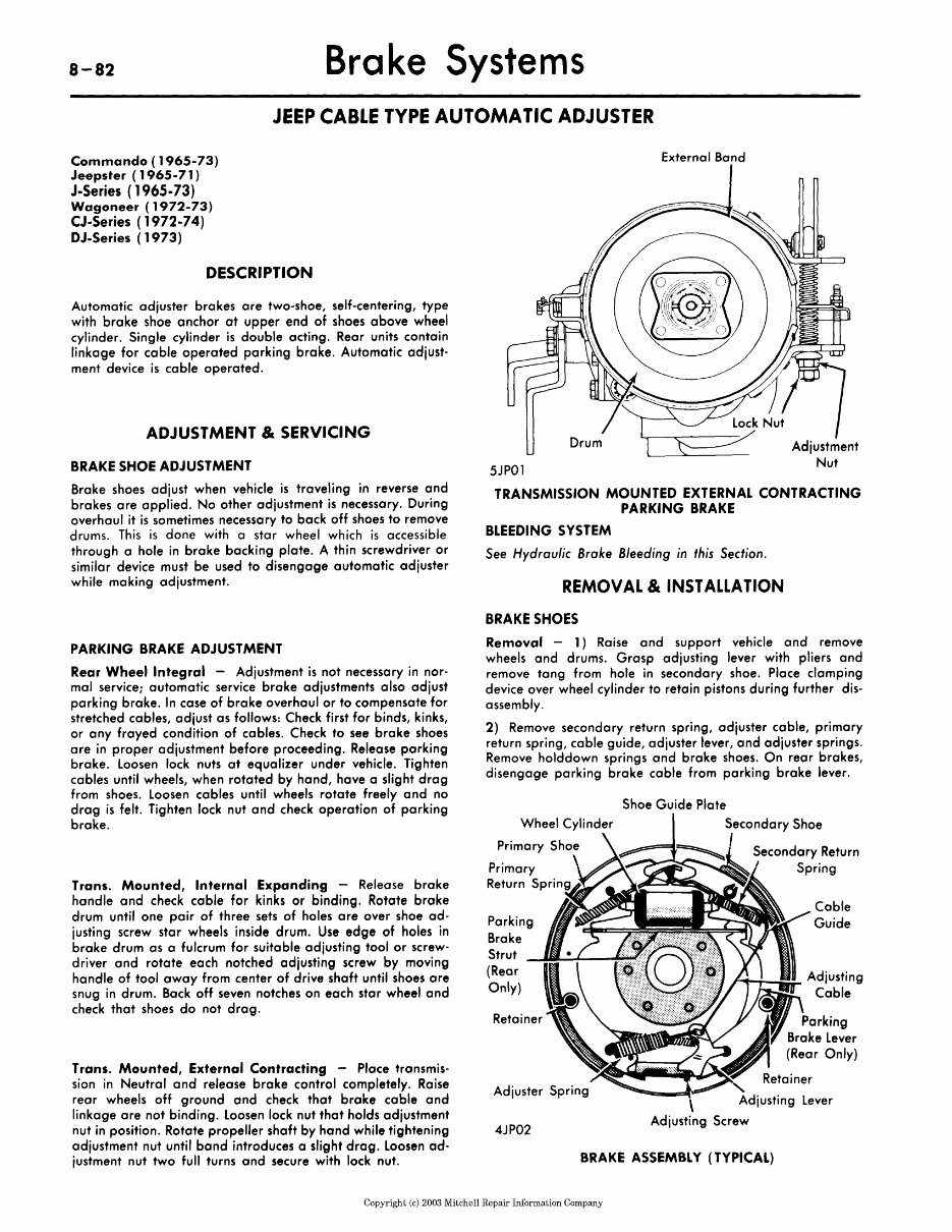 1972 Jeep CJ-5/CJ-6 / Commando / Wagoneer / Truck Models Service & Repair Manual preview img 1
