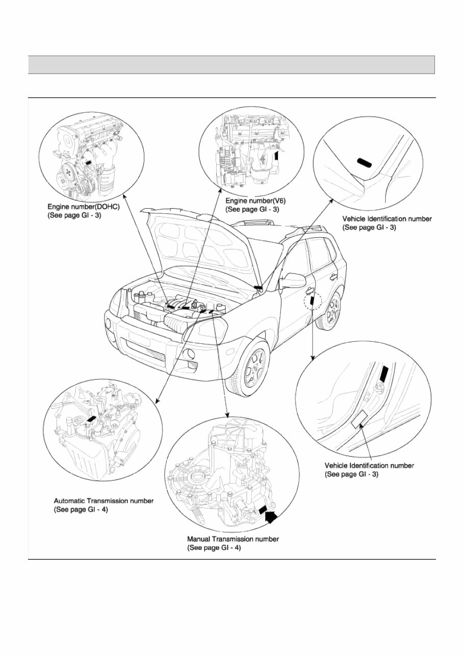 2006 Hyundai Tucson Service & Repair Manual preview img 1