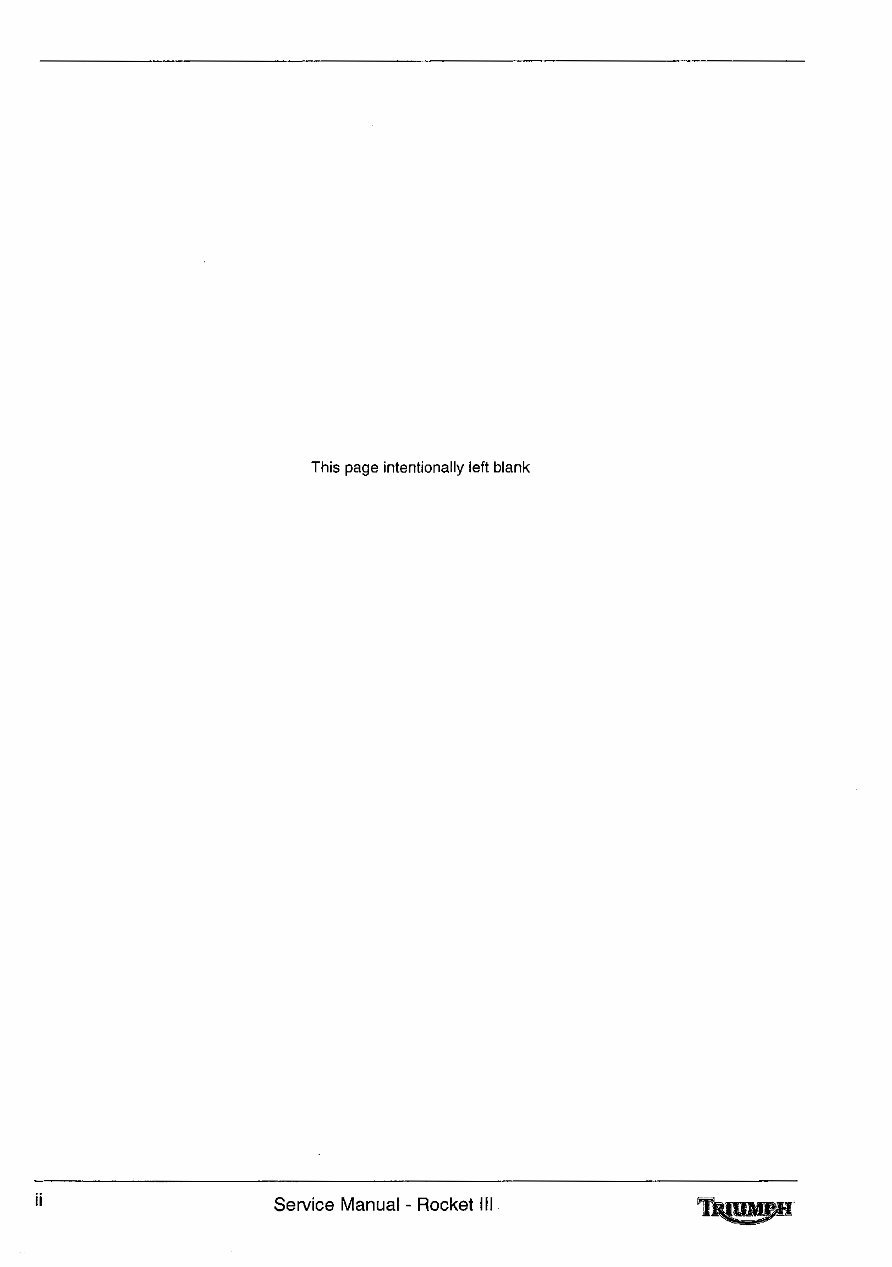 TRIUMPH ROCKET III Classic Touring Shop Manual 2007 Onwards preview img 2