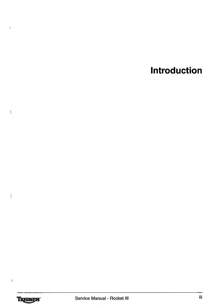TRIUMPH ROCKET III Classic Touring Shop Manual 2007 Onwards preview img 3