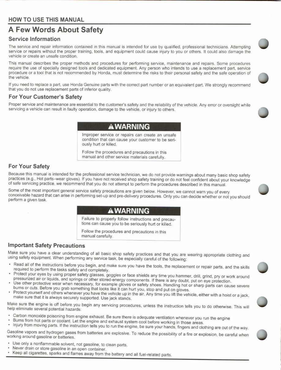 2009-2011 Honda Rancher TRX420 At Master Service Manual preview img 2