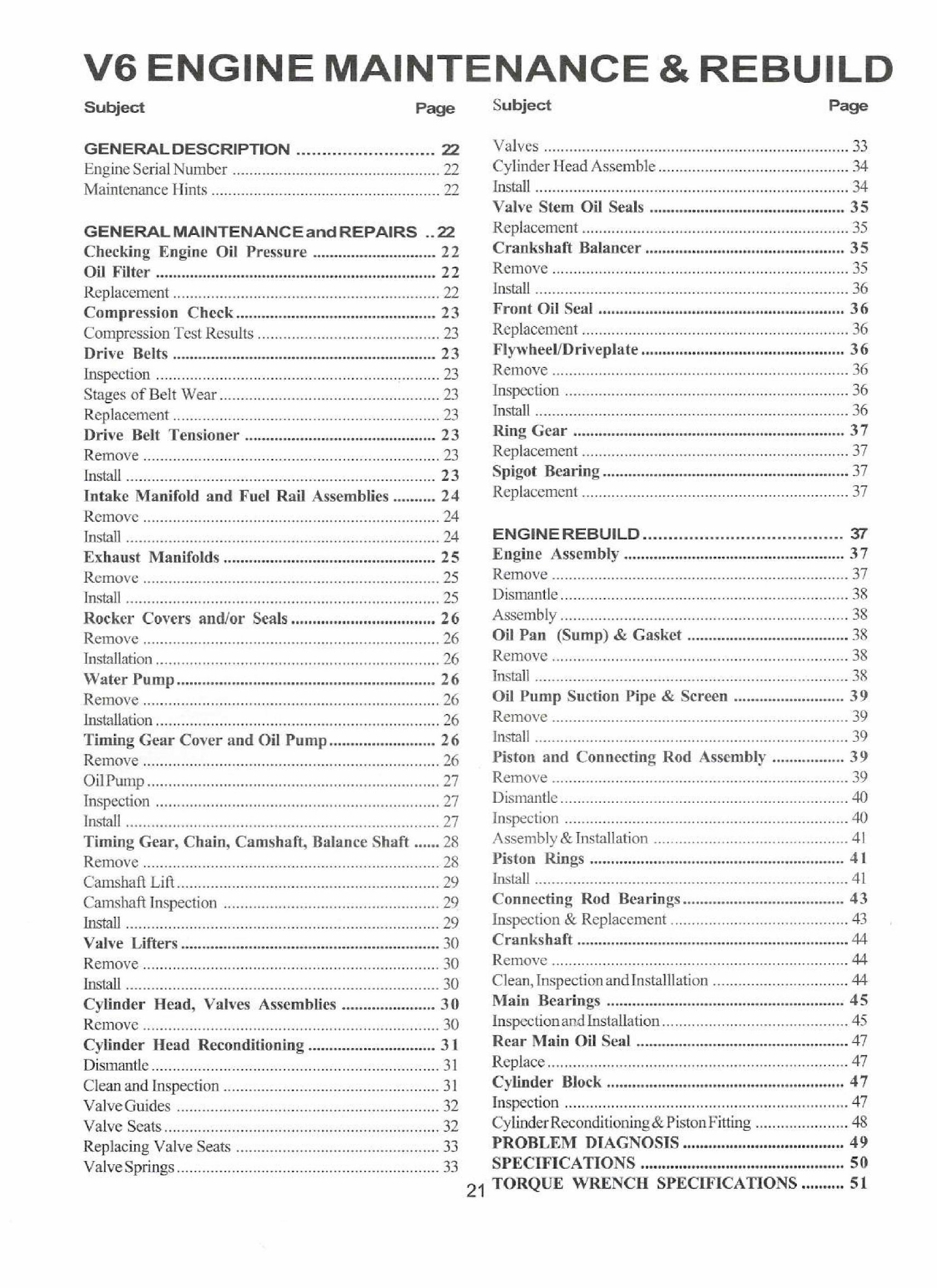 1997-2004 Holden Commodore VT VX VY VU Service & Repair Manual preview img 1