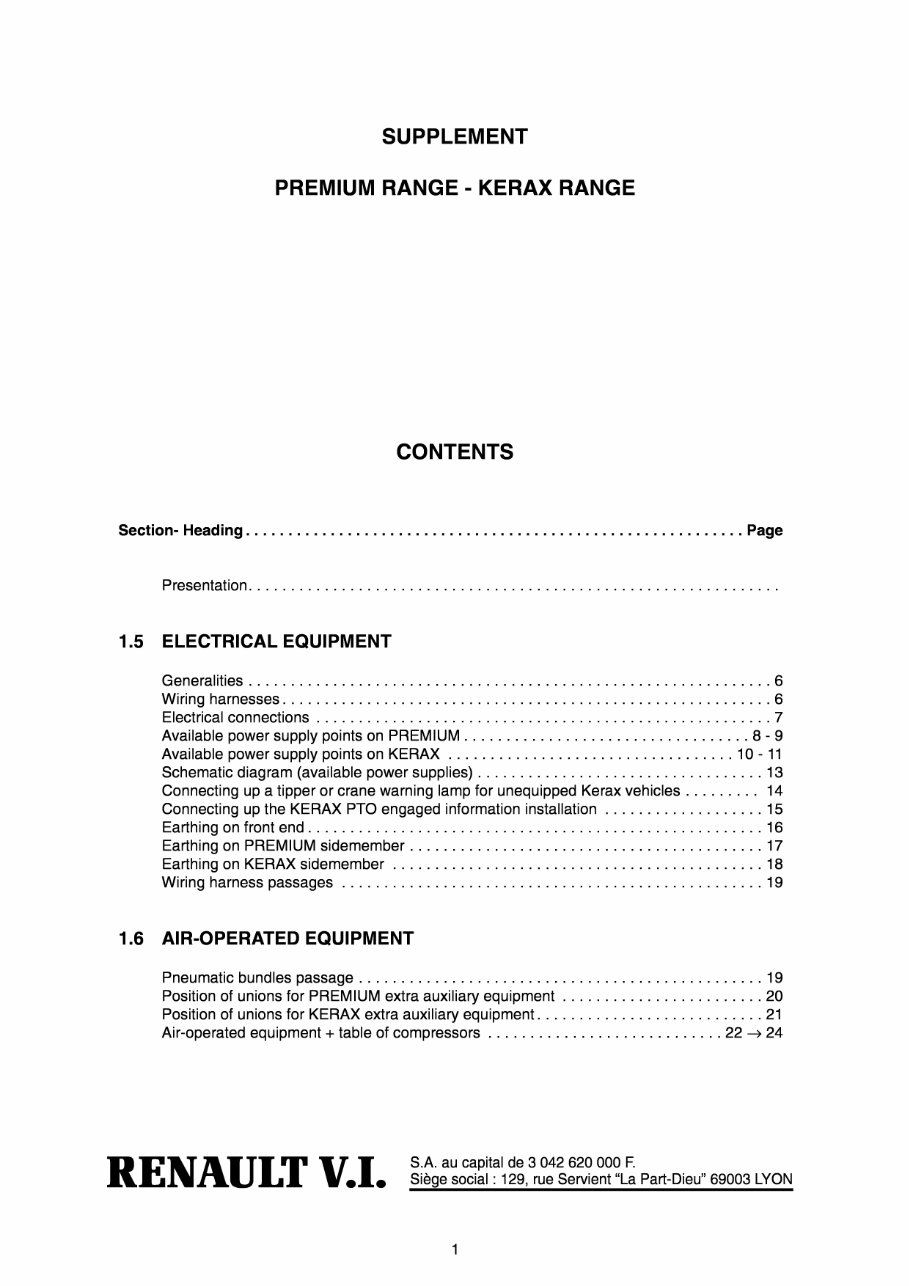 1990-2012 Renault Trucks (Kerax/Magnum/Mascott/Midlum/Premium) OEM Service & Repair Manual preview img 7