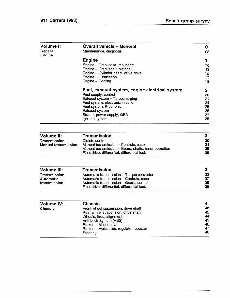 Porsche 911 Carrera Repair Manual preview img 6