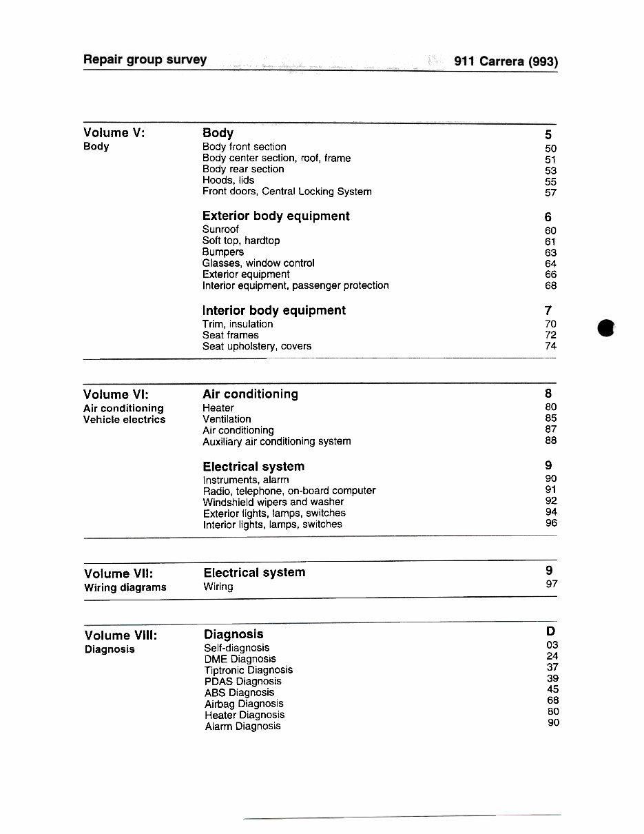 Porsche 911 Carrera Repair Manual preview img 7