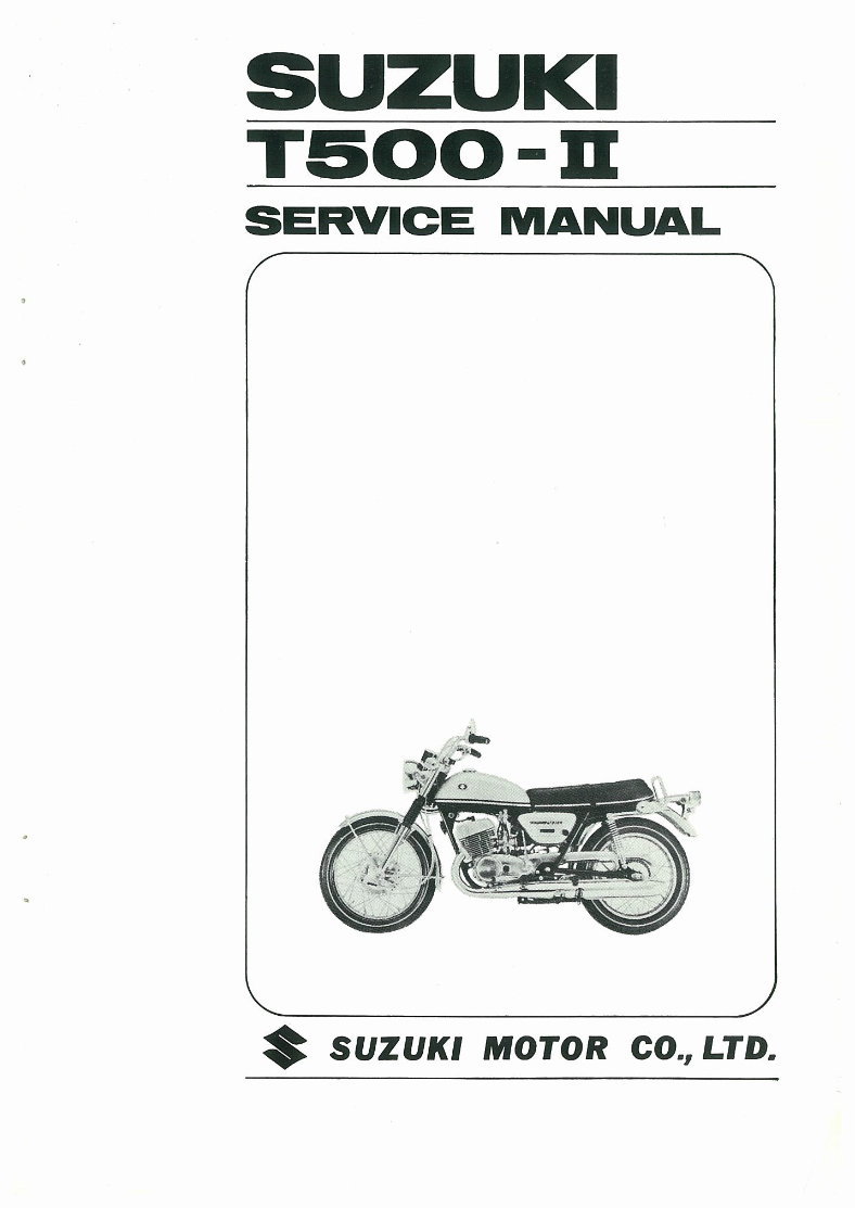 SUZUKI T500 Motorcycle Service & Repair Manual - ! | Download Manual
