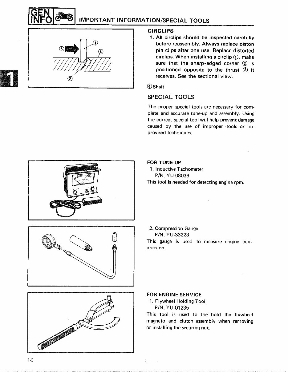 Yamaha SH50, Razz 50 Scooter Workshop Service Manual 1987-2001 preview img 8