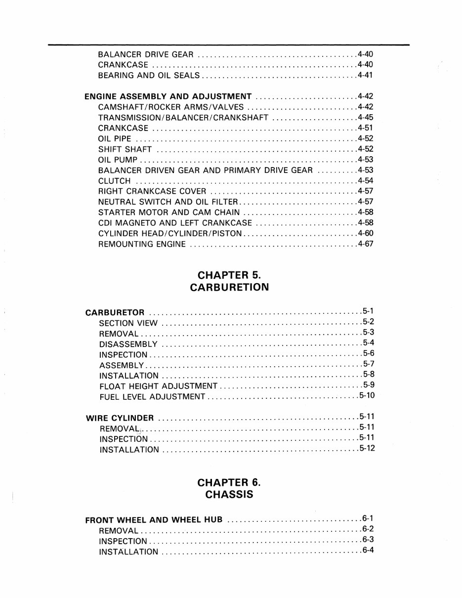 Yamaha YFM350 Warrior 1996-2001 Service Repair Manual preview img 10