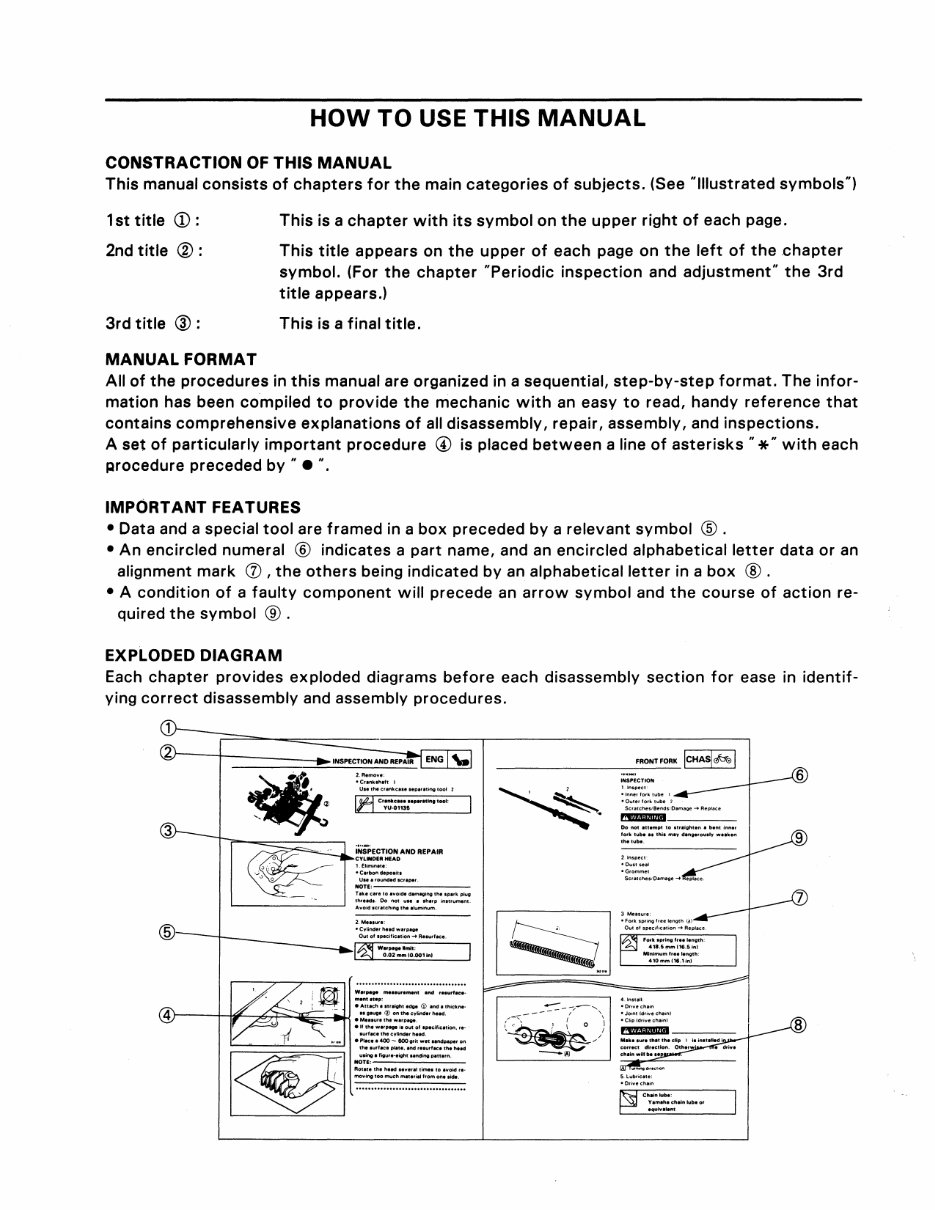 Yamaha YFM350 Warrior 1996-2001 Service Repair Manual preview img 4