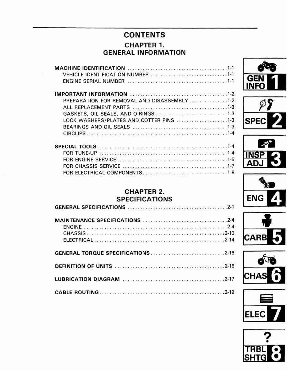 Yamaha YFM350 Warrior 1996-2001 Service Repair Manual preview img 7