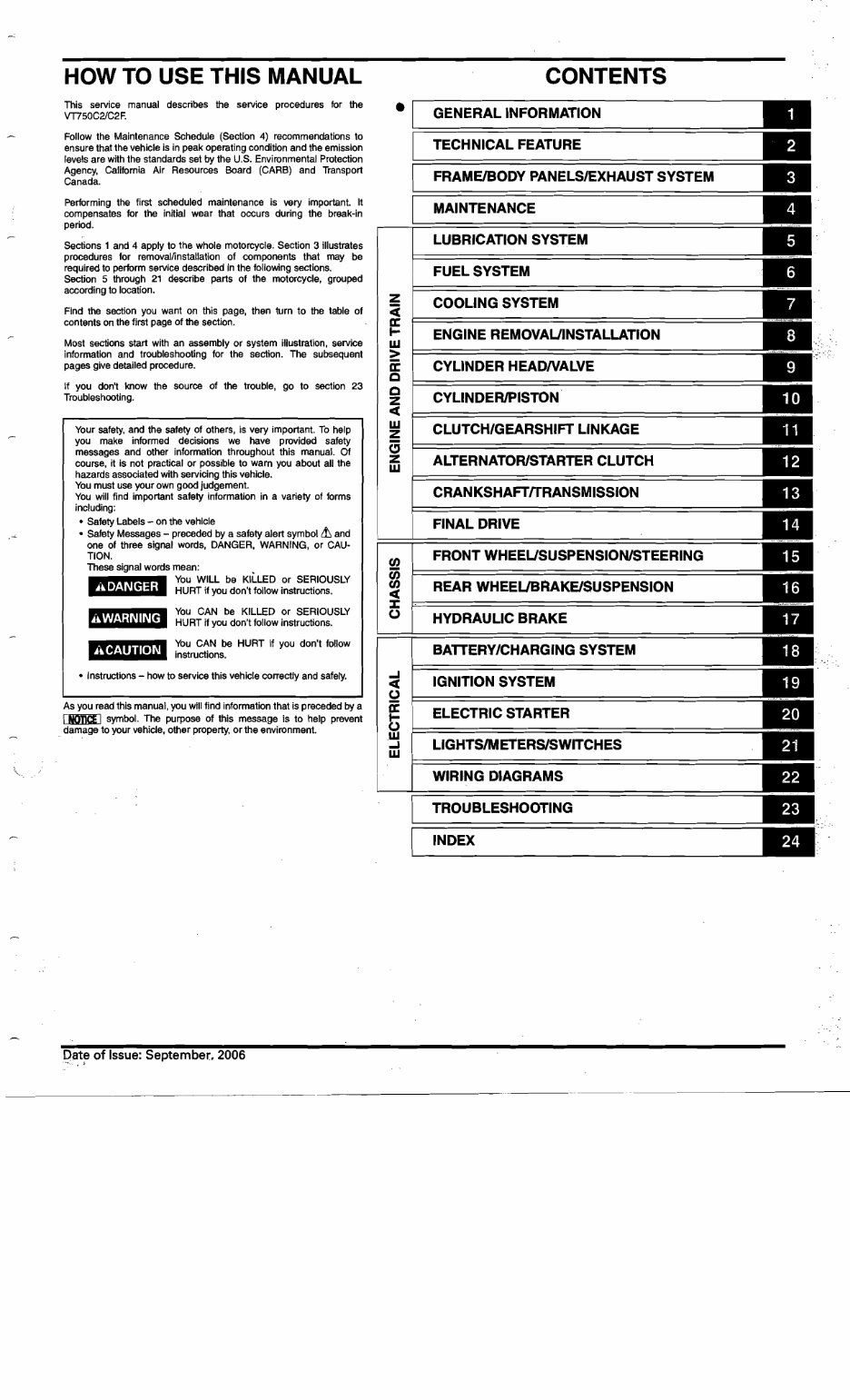 2007-2009 Honda VT750C2 Shadow Spirit Service & Repair Manual preview img 2