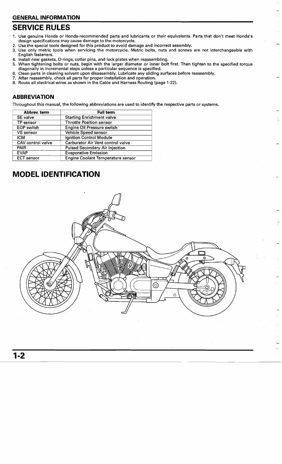 2007-2009 Honda VT750C2 Shadow Spirit Service & Repair Manual preview img 5