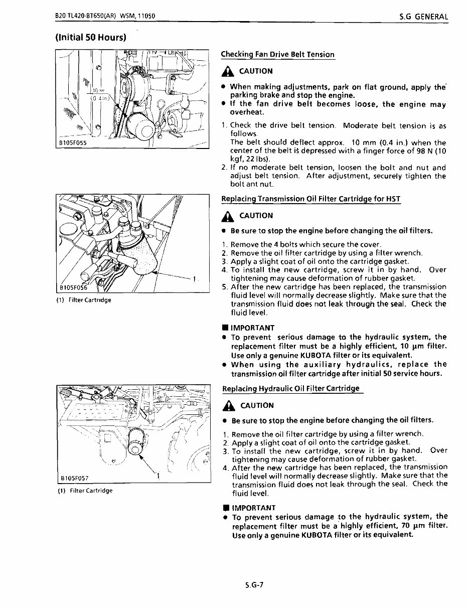 Kubota B20 Tractor and Backhoe Workshop Service Manual preview img 10