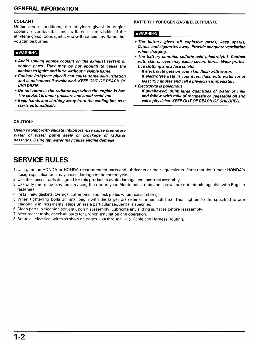 1999-2002 Honda Cbr1100xx Blackbird Service & Repair Manual preview img 4