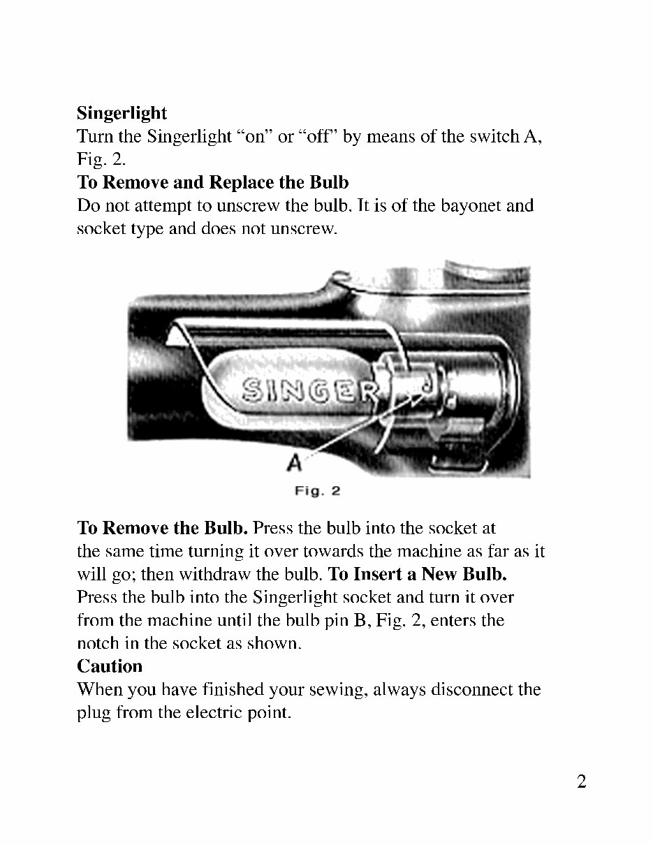 Singer Sewing Machine Instruction Manuals preview img 3