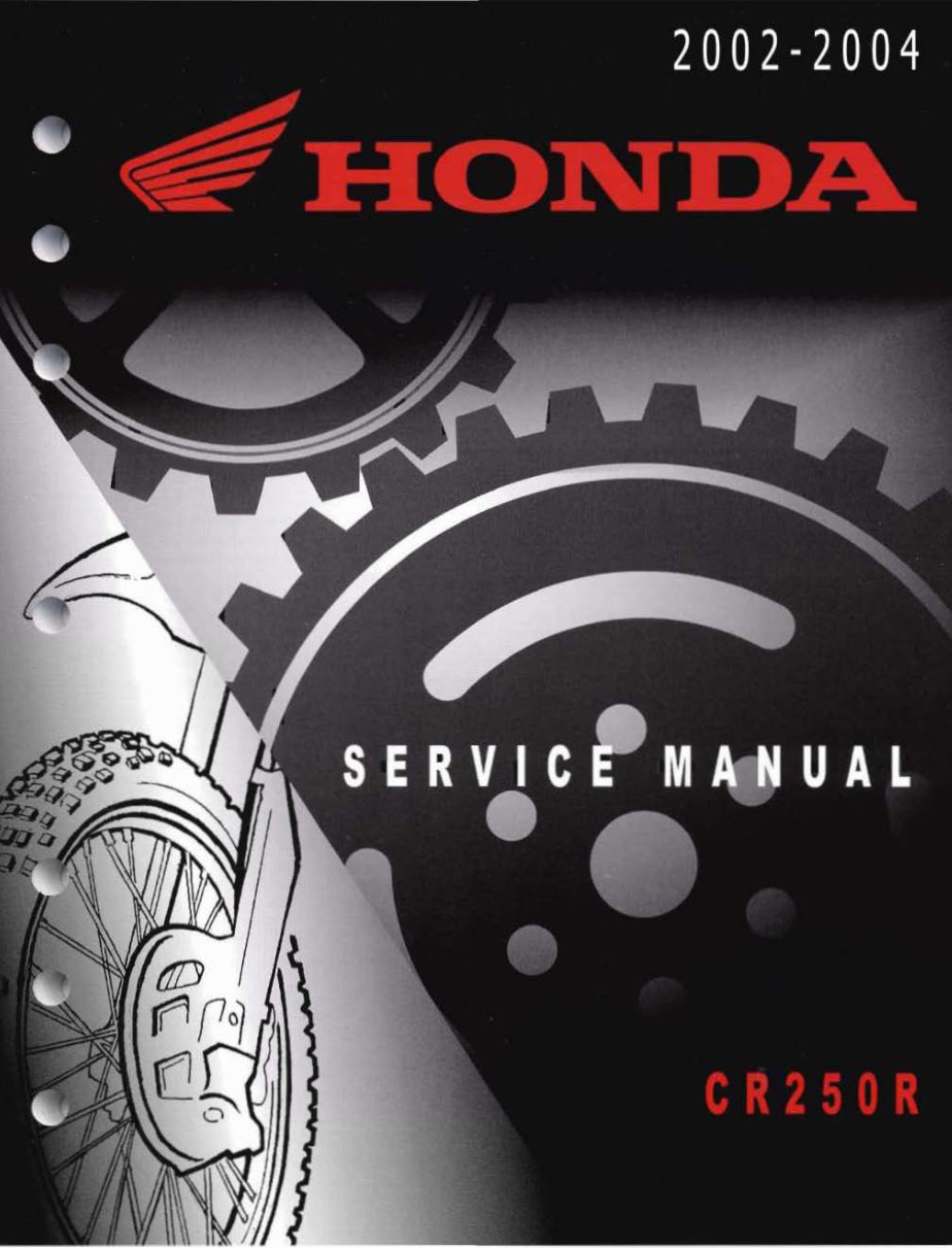 2002-2004 CR250R Service & Repair Manual preview img 1