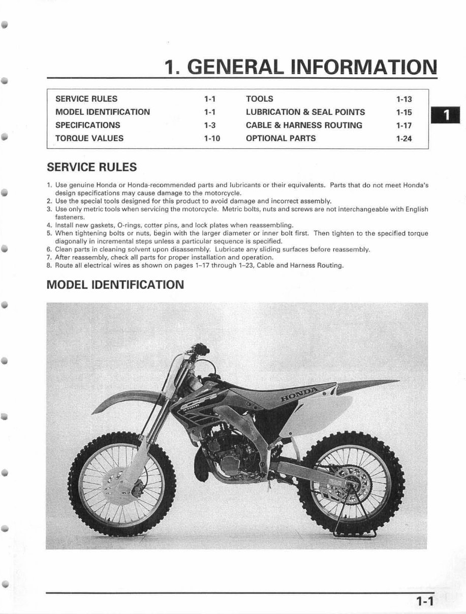 2002-2004 CR250R Service & Repair Manual preview img 5