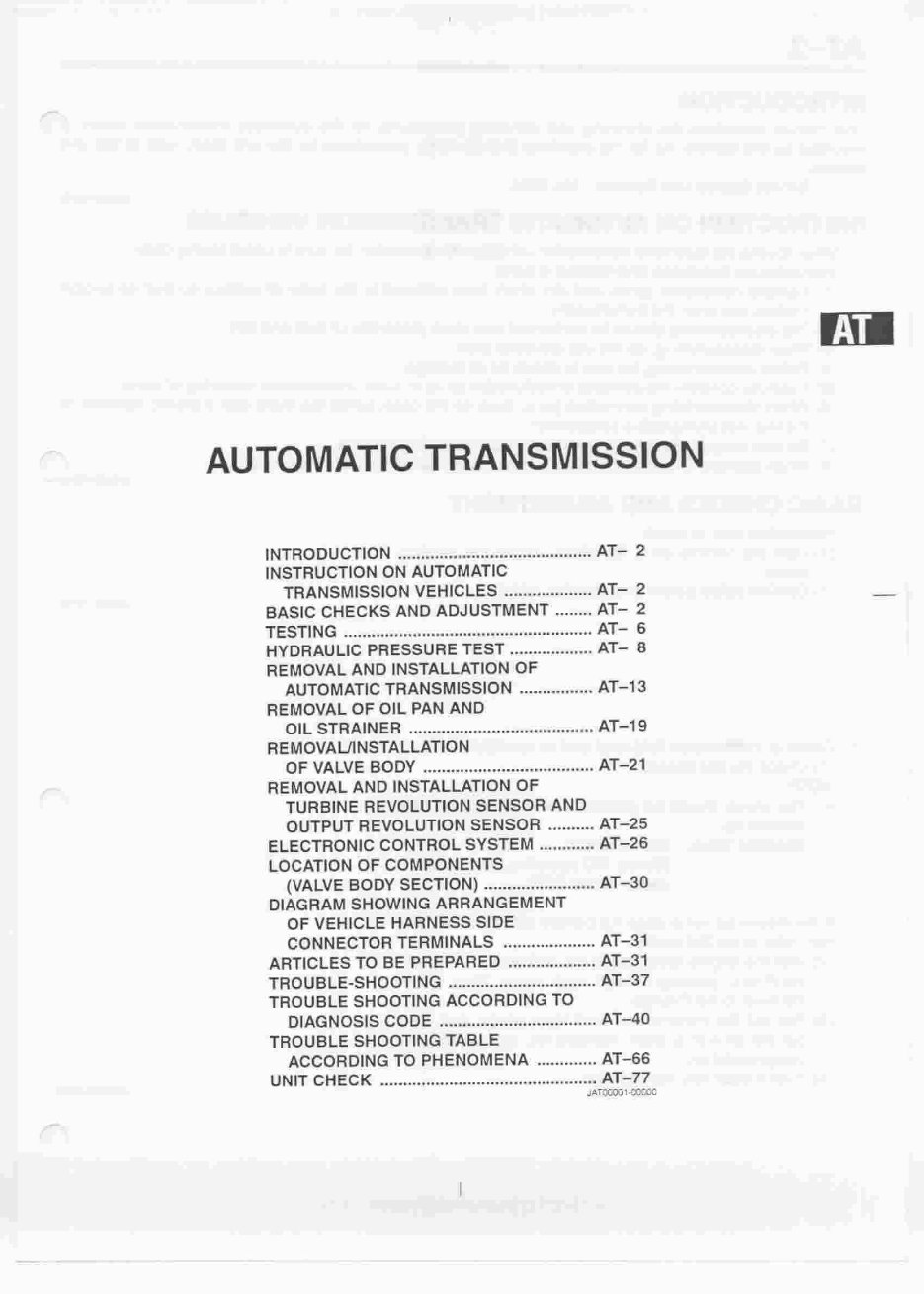 1998-2002 Daihatsu Terios Service & Repair Manual preview img 1