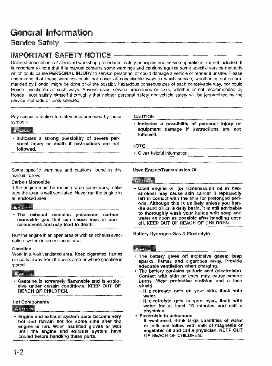 1994 HONDA GOLDWING GL1500 ASPENCADE, SE, INTERSTATE Service Repair Manual !!! preview img 3