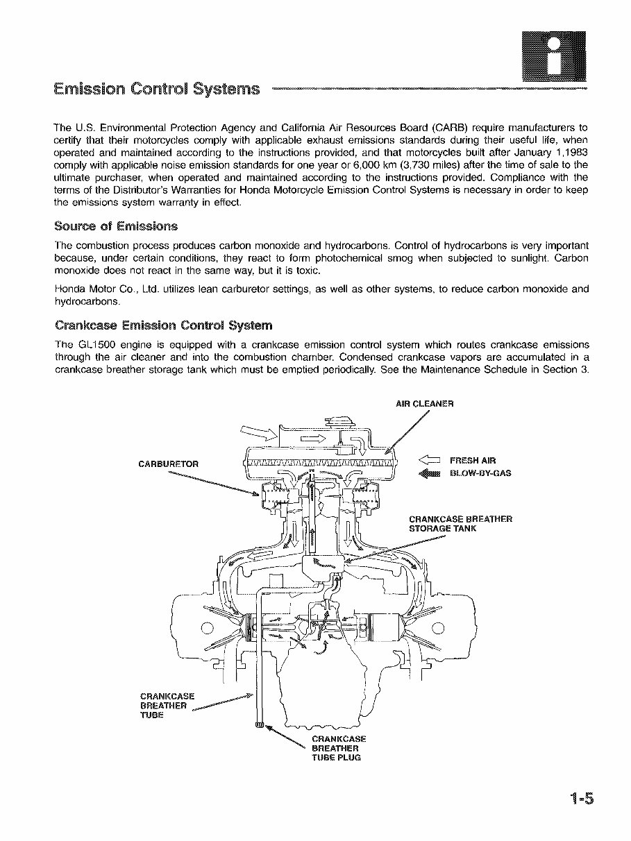 1994 HONDA GOLDWING GL1500 ASPENCADE, SE, INTERSTATE Service Repair Manual !!! preview img 6