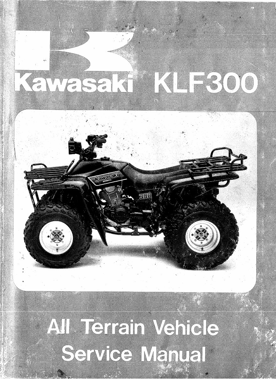 1986-2006 Kawasaki Bayou 300 (KLF300) Service & Repair Manual preview img 1