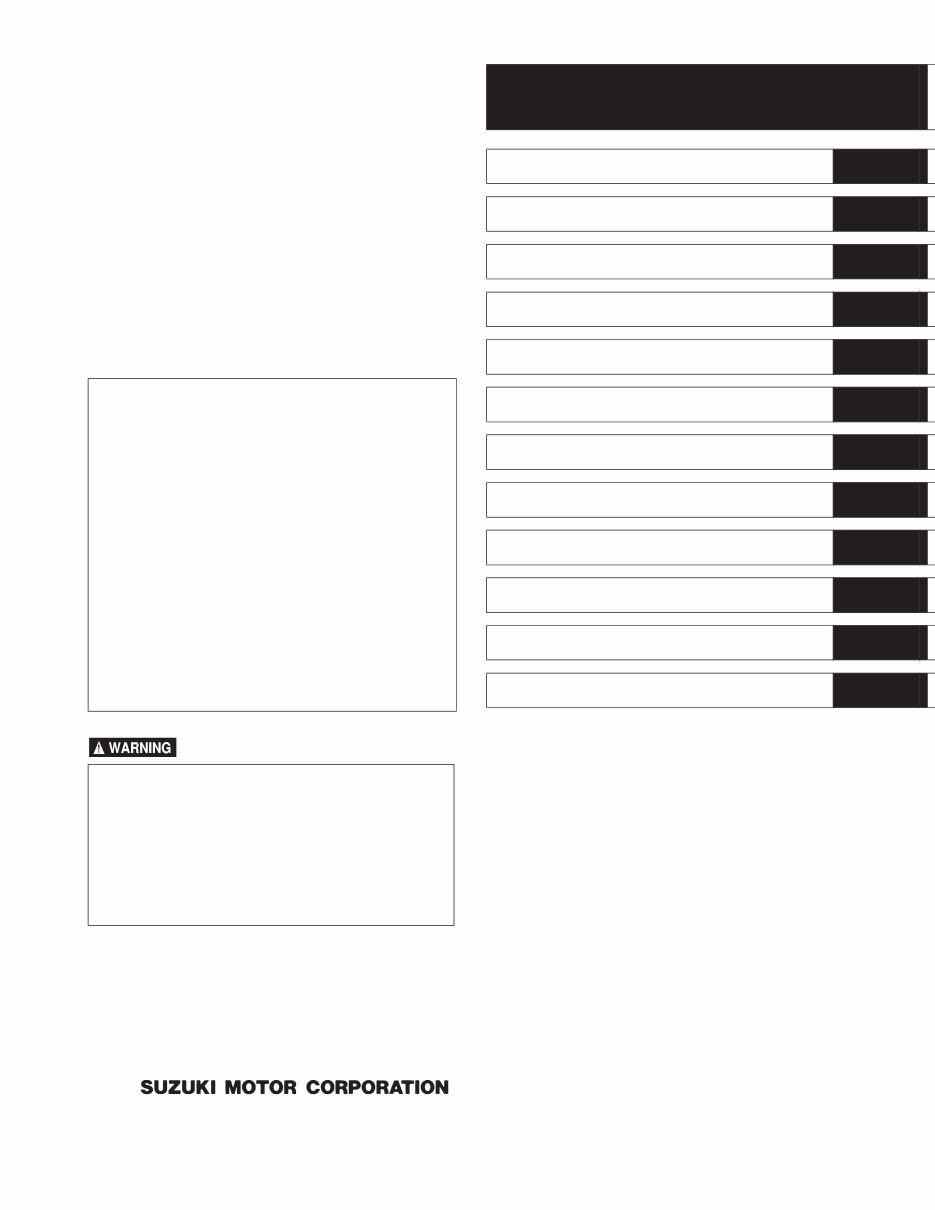 2003-2009 Suzuki An650 Burgman 650 Service & Repair Manual preview img 1
