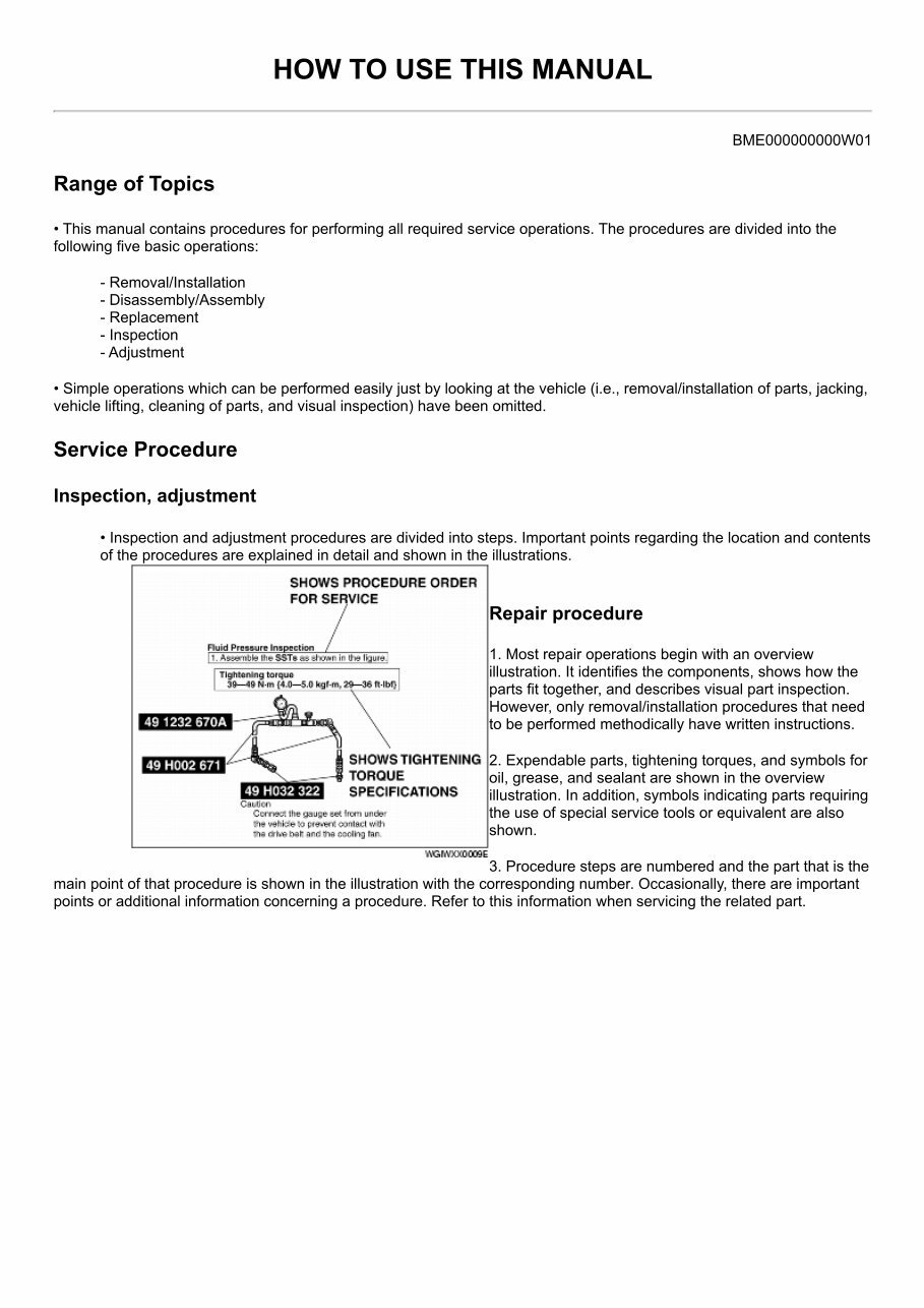 2002-2005 Mazda MPV Service & Repair Manual preview img 1