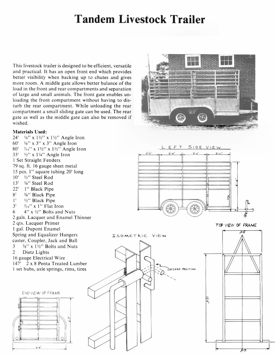 CAR HAULER TRAILER PLANS FLAT BED preview img 4