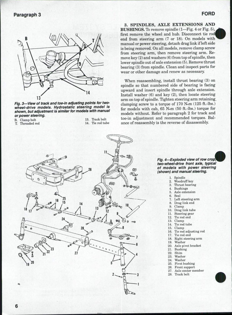 Ford 3230/3430/3930/4630/4830 Tractors OEM Service & Repair Manual preview img 6