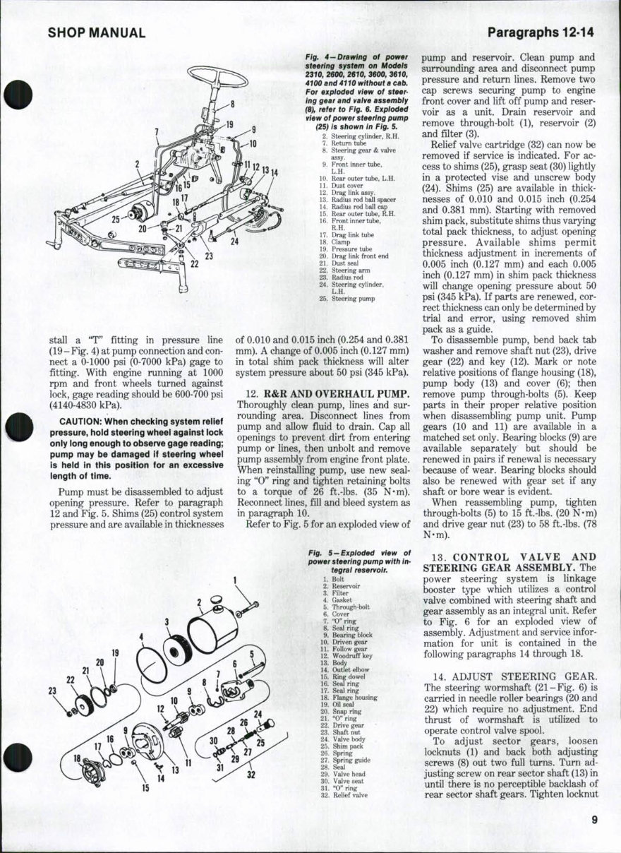 Ford 2310 2600 2610 3600 3610 4100 4110 4600 4610 4600SU 4610SU Tractor Shop Service Repair Manual preview img 8