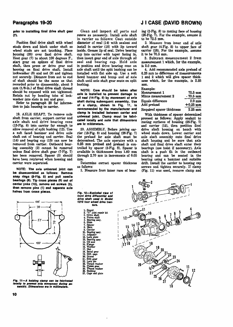 David Brown 885 Tractor Service & Repair Manual preview img 10