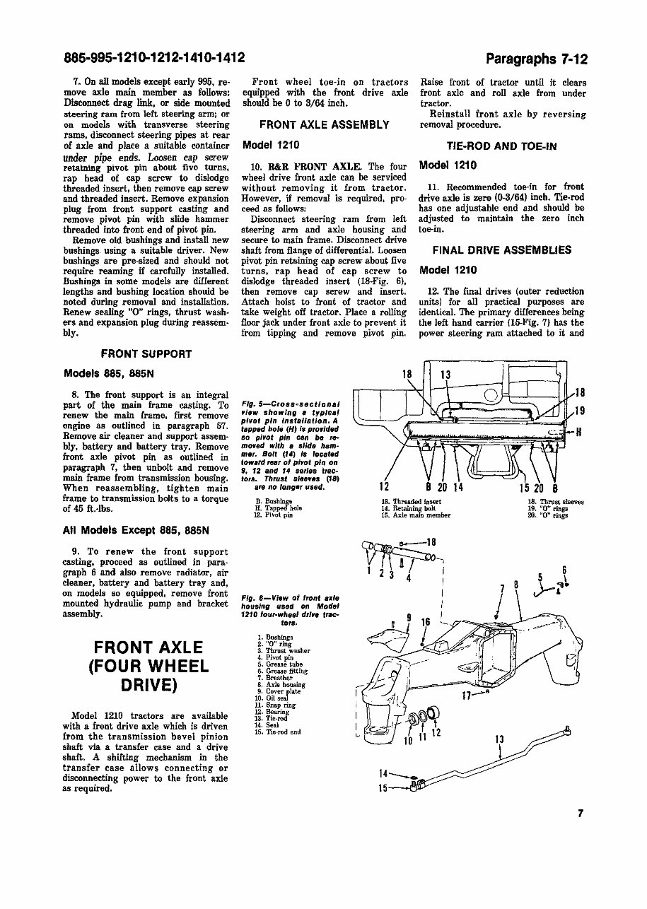 David Brown 885 Tractor Service & Repair Manual preview img 7