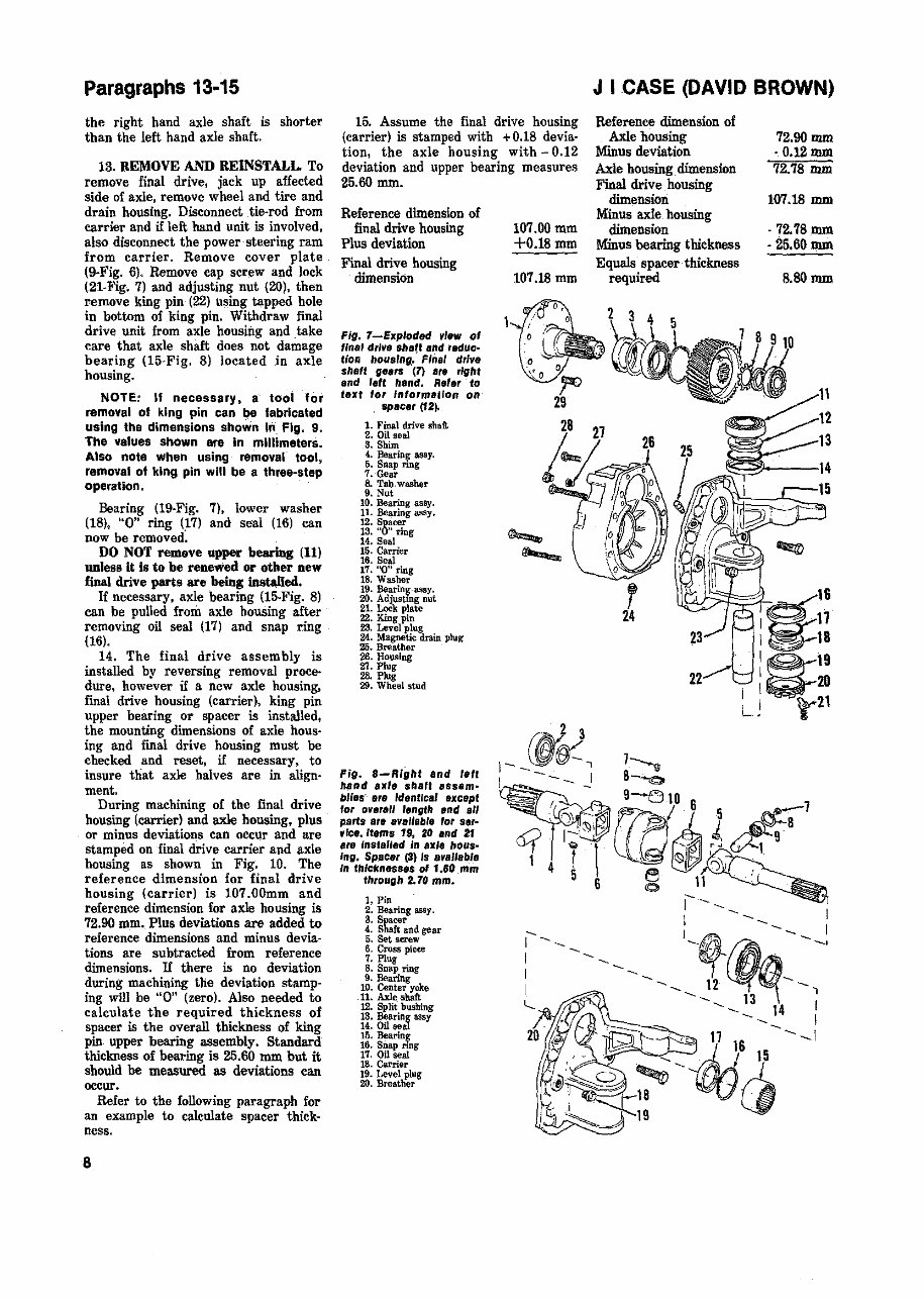 David Brown 885 Tractor Service & Repair Manual preview img 8