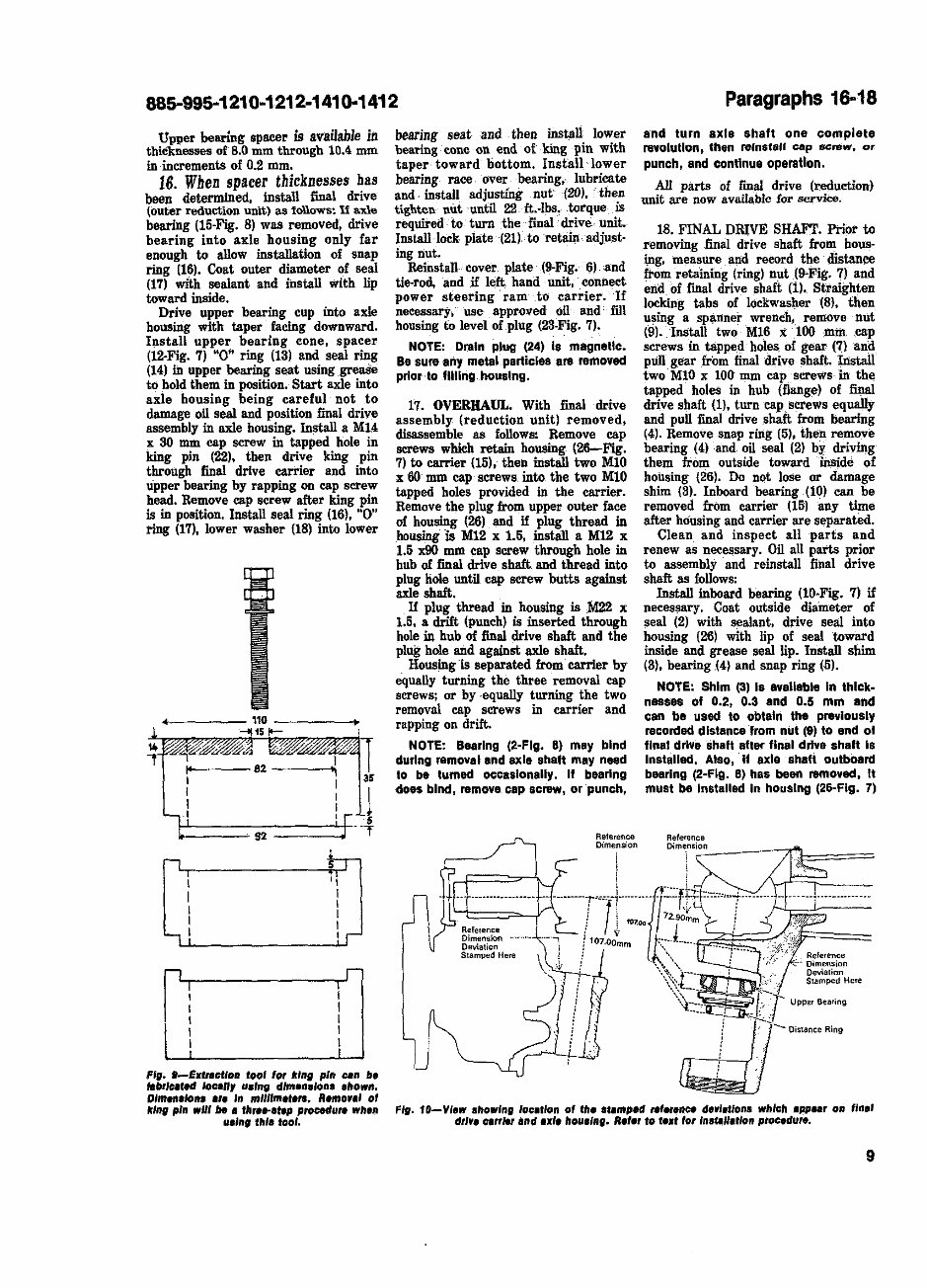 David Brown 885 Tractor Service & Repair Manual preview img 9