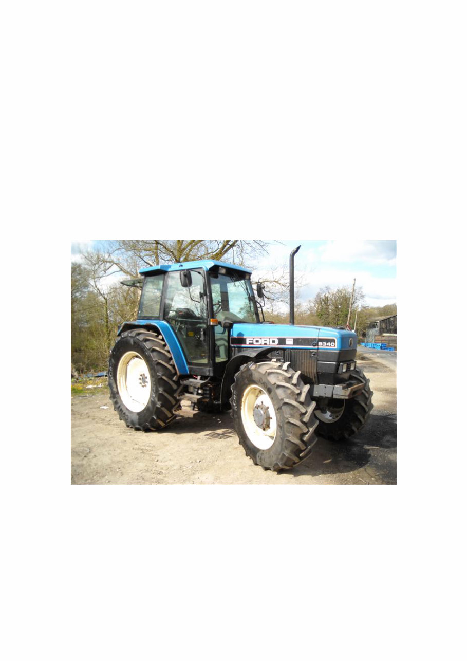 1991-1999 Ford New Holland 5640, 6640, 7740, 7840, 8240, 8340 Tractors OEM Service & Repair Manual preview img 1