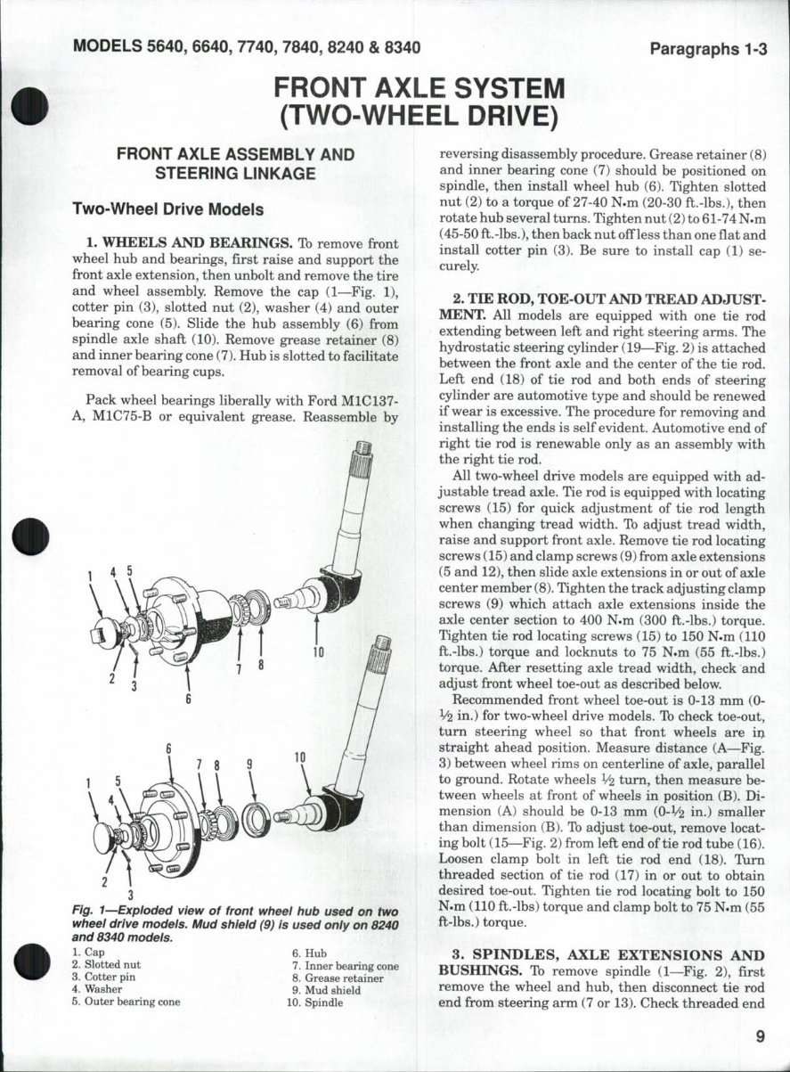 1991-1999 Ford New Holland 5640, 6640, 7740, 7840, 8240, 8340 Tractors OEM Service & Repair Manual preview img 6