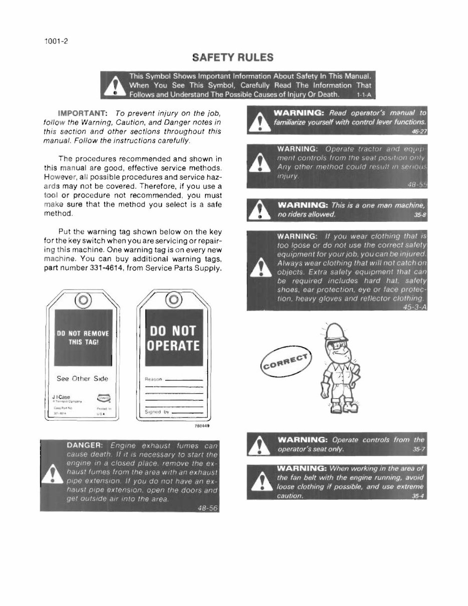 Case 580E Super Loader Backhoe OEM Service & Repair Manual preview img 5