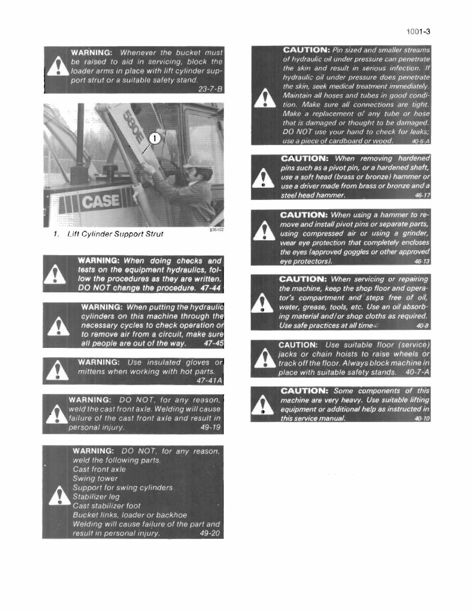 Case 580E Super Loader Backhoe OEM Service & Repair Manual preview img 6