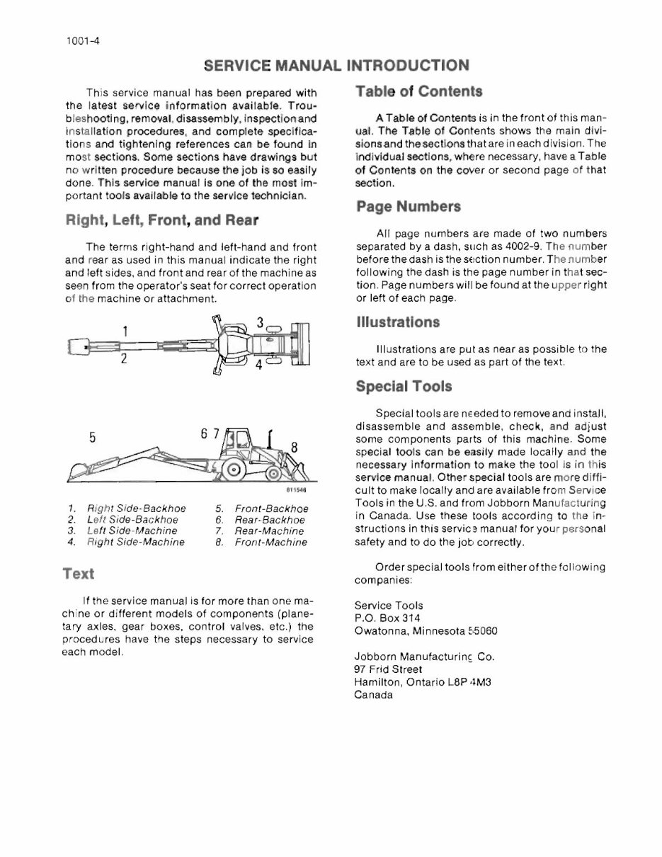 Case 580E Super Loader Backhoe OEM Service & Repair Manual preview img 7