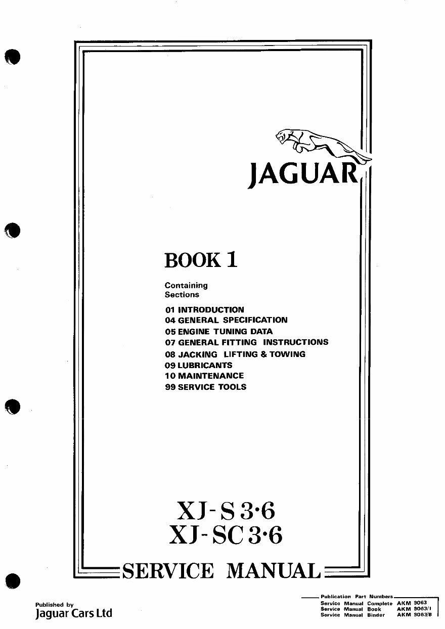 1982-1991Jaguar XJ-S/XJ-SC OEM Service & Repair Manual preview img 2