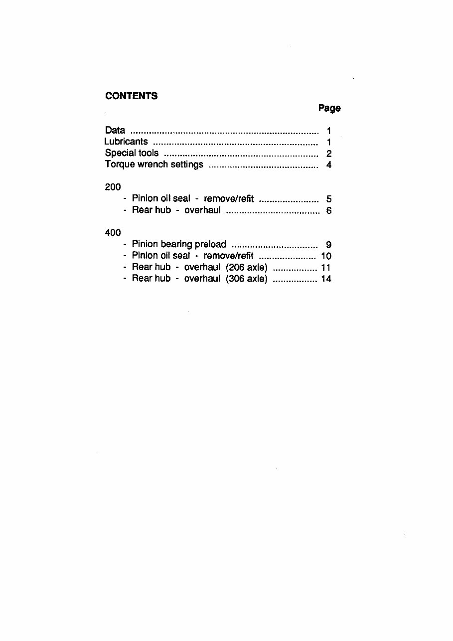 1994-2002 LDV Van Minibus Tipper Cub Pilot Convoy Service & Repair Manual preview img 3