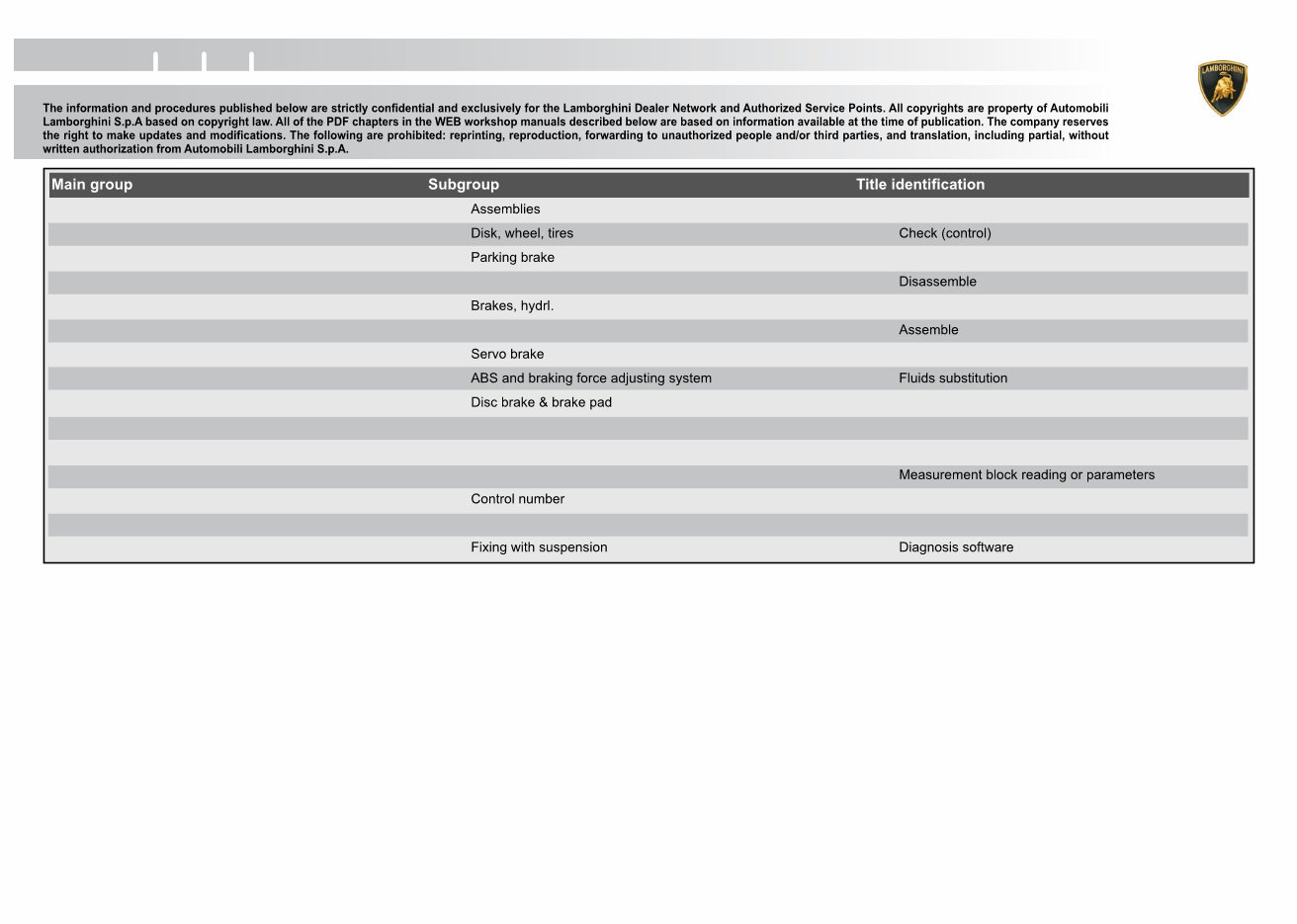 2006-2010 Lamborghini Murcielago LP640 Service & Repair Manual preview img 8